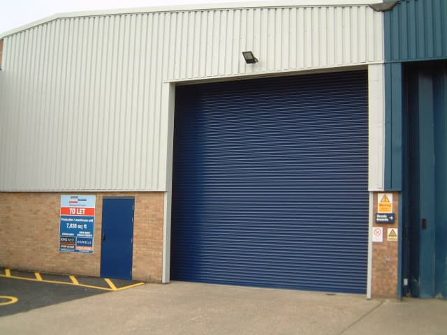 Roller shutter fitted by Norton Industrial Doors in Solihull